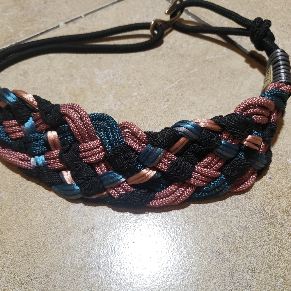Leather Shop Weaved Braided Fashion Belt Size Medium